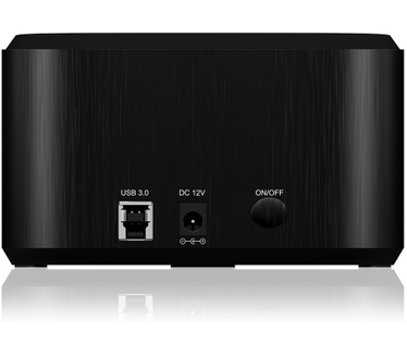 Icy Box Docking- and charging station for 2.5" and 3.5" SATA HDDs/SSDs Zwart
