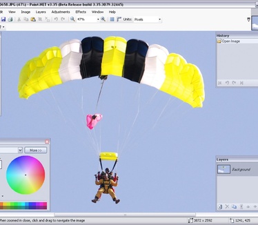 Paint.NET 3.35 beta 1 screenshot