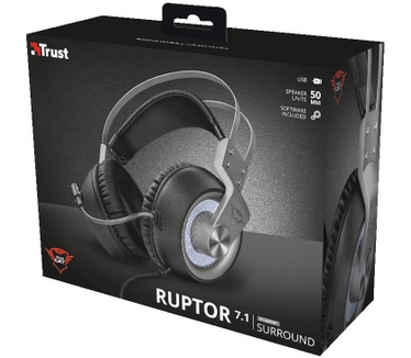 Trust GXT 4376 Ruptor 7.1 (Zilver, Zwart)