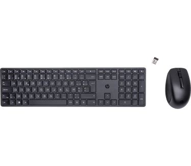 HP 650 draadloze toetsenbord- en muiscombinatie, Azerty BE, Zwart