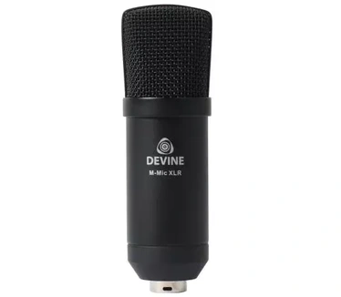 Devine M-Mic XLR BK condensatormicrofoon zwart