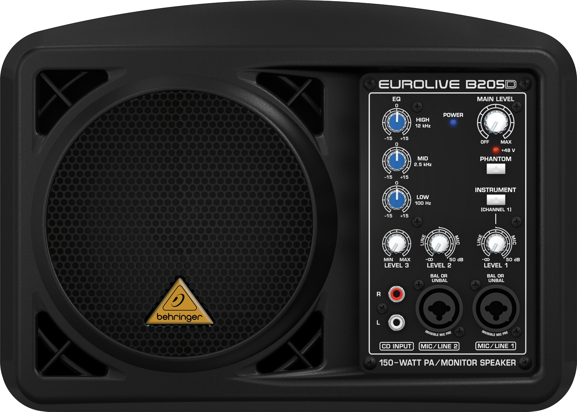 Specificaties van Behringer Eurolive B205D (Zwart) - Tweakers