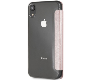 Guess IriDescent Book Case voor Apple iPhone XR (6.1") - Roségoud  Rosé Goud