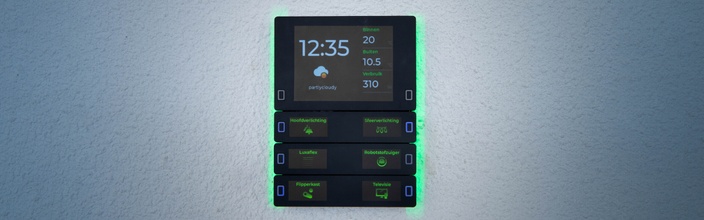 Tijdrovend maar prachtig smarthomepaneel