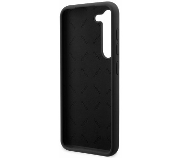 Guess Silicone Back Case voor Samsung Galaxy S23+ (S916) - Zwart Zwart