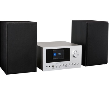 Medion DAB+ LIFE® P85003 Audiosysteem, Internet PLL-FM stereo radio, 40 Voorkeuzezenders, Bluetooth 5.0, CD-speler, WiFi, USB, 2 x 150 Watt