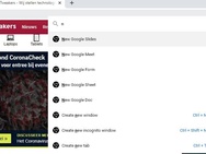 Google Chrome Commander, maart 2021