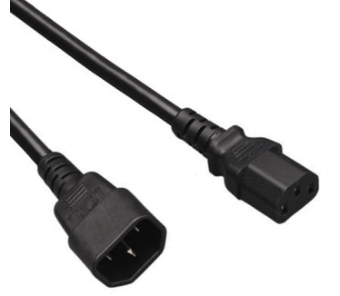 Eeconn Netsnoer, C14 - C13, 3x 1.00mm