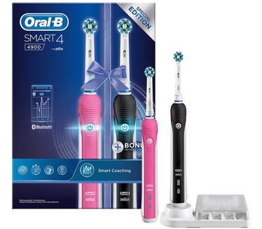 Oral-B Smart 4 4900 Pink + Black Duopack