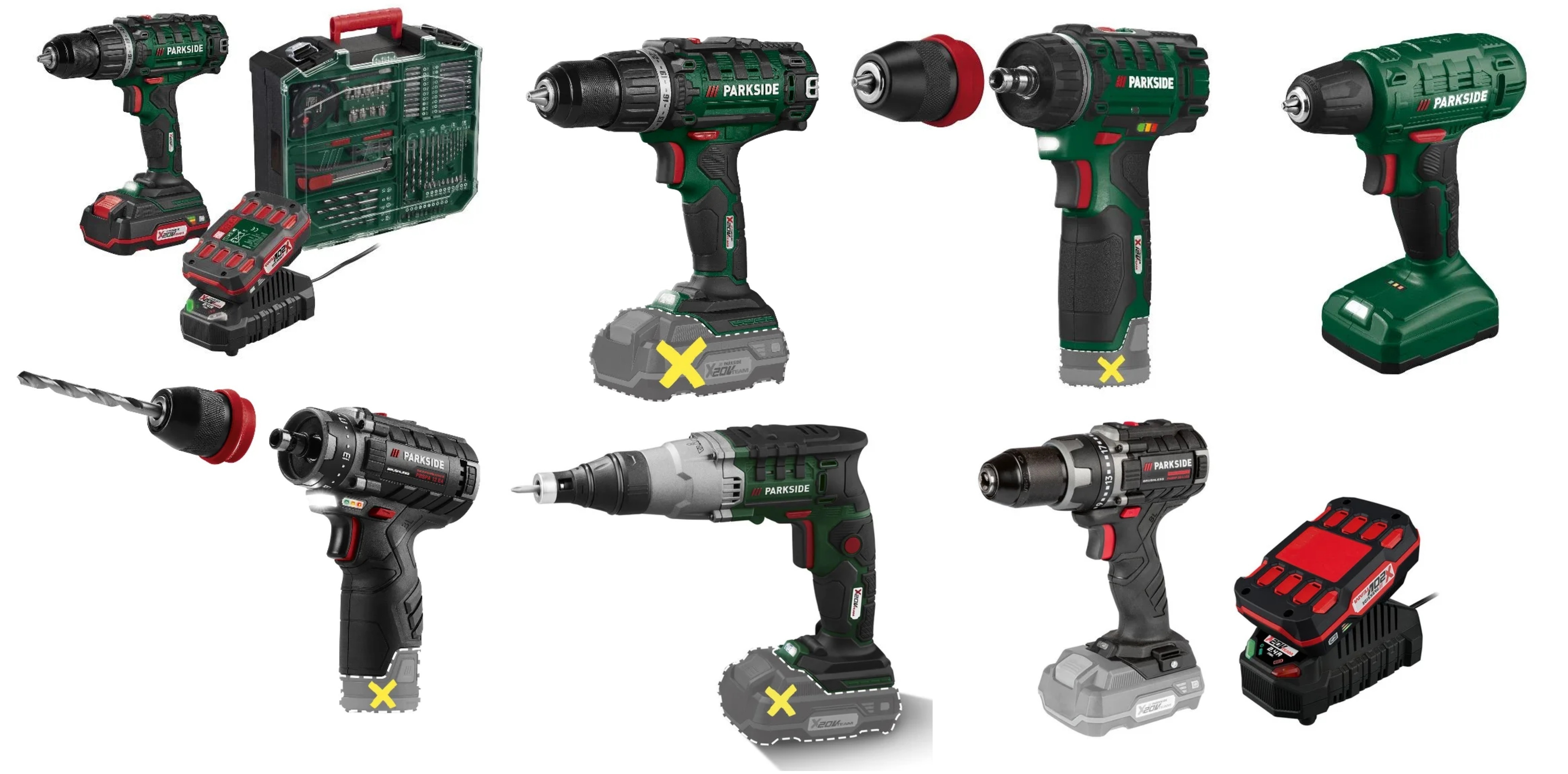 Parkside Accu-boormachine set 20 V inclusief accu en lader - LucW2 ...