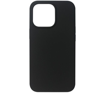 eStuff Black silk-touch silicone case for iPhone 13 Pro