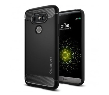 Spigen Rugged Armor LG G5 Case - A18CS20128 - Black