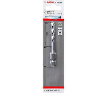 Bosch HSS zeskantschacht spiraalboor