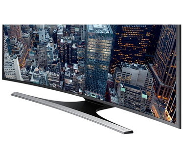 Samsung UE55JU6500W Zilver, Zwart