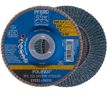 PFERD PFC 125 Z 40 PSF STEELOX