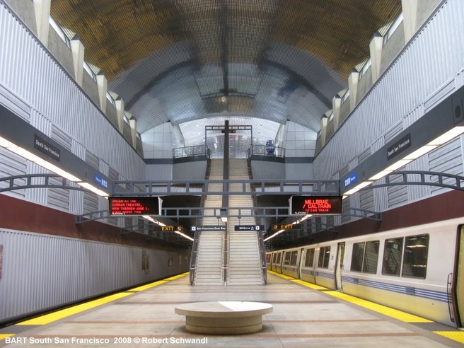 Metrostation van Bart in San Francisco (bron: Robert Schwandl)