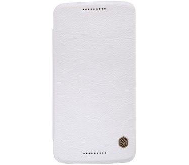 Nillkin Qin PU Leder Book Case voor Motorola Moto X Style - Wit