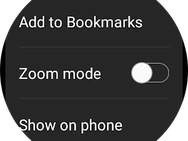 Wear OS-port van Samsung Internet Browser