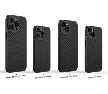 Mojogear 17mm lens case voor iPhone 15 - Carbon Carbon