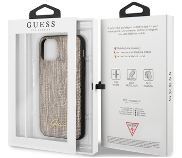 Guess Lizard Hard Case voor Apple iPhone 11 Pro (5.8") - Goud  Goud