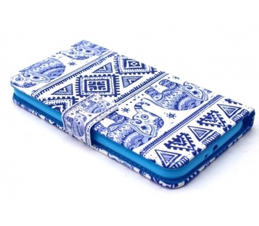 Kees Portemonnee Hoesje Samsung Galaxy S6 - Tribal Elephant