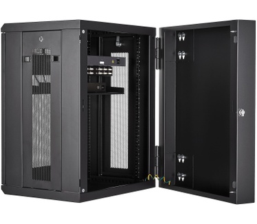Startech.com 15U Serverkast rack wand monteerbaar diepte tot 20" / 50 cm scharnierende behuizing