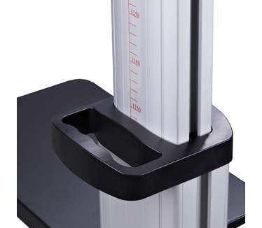 Startech.com Verrijdbare TV Standaard op Wielen voor 60-100inch Flat Screens tot 100kg, In Hoogte Verstelbaar via Krukas, Mobiele Televisie Standaard/Trolley