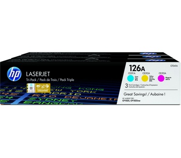 HP 126A originele cyaan/ magenta /gele LaserJet tonercartridges, 3-pack