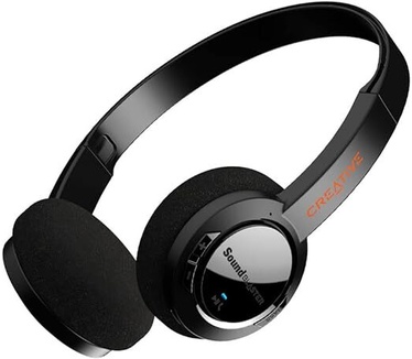 Creative SOUND BLASTER JAM V2 Draadloze Bluetooth Hoofdtelefoon zwart (ANC, 22 h, Bedraad), Koptelefoon, Zwart