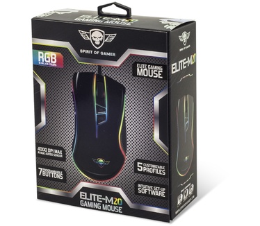 Spirit of Gamer Elite-M20 Zwart