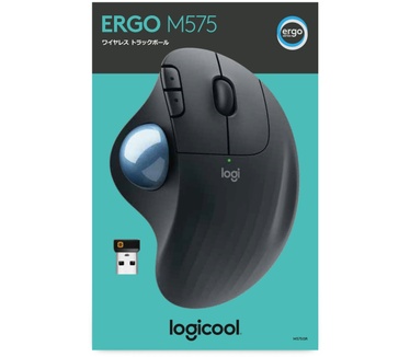 Logitech M575 Ergo Wireless trackball Grafiet