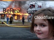 BeReal Cloudflare meme, Kévin Perreau