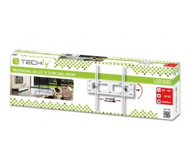 Techly Wall Mount LED LCD TV 23-55" Tilt White" ICA-PLB 131MW