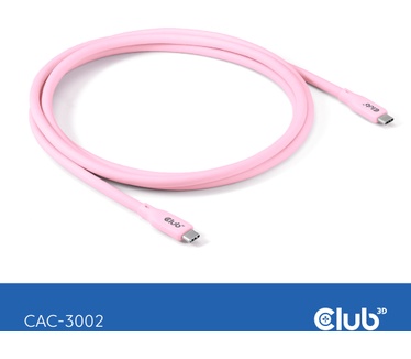 Club 3D USB C cable pink