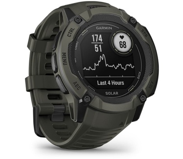 Garmin Instinct 2X Solar 50mm Standaard Zwart (Groen)
