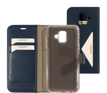 Mobiparts Classic Wallet Case Samsung Galaxy A6 (2018) Blue