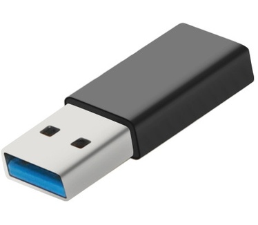 Mobiparts USB-C Female to USB-A Adapter Black (Bulk)