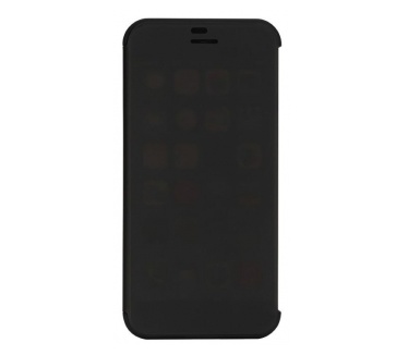 Rock Invisible View Case Apple iPhone 6 - doorzichtig flip hoesje - zwart