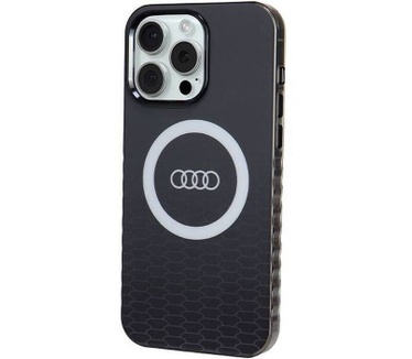 Audi IML Big Logo Back Case - iPhone 15 Pro Max (6.7") - Zwart Zwart