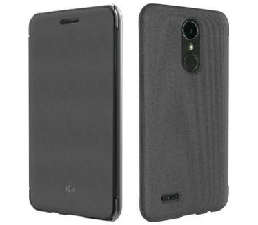 LG K4 (2017) Flip Cover Zwart