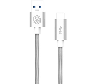 Nillkin Type-C Elite USB 3.0A naar USB-C Kabel (1m) - Zilver