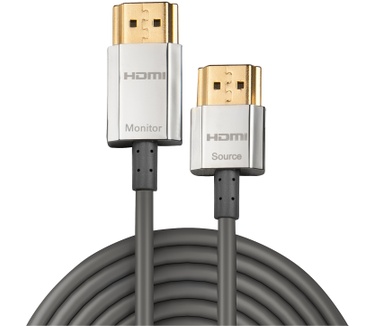 Lindy HDMI A - HDMI A 3 m Chroom, Goud, Zilver, Zwart