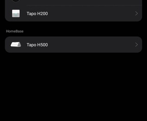 Tapo H500 Smart Hub screenshots