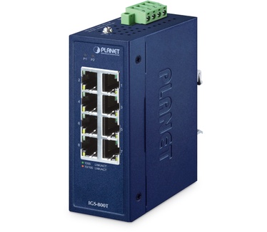 Planet IP30 Compact size 8-Port IGS-800T