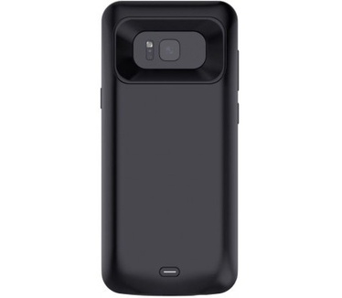 qMust Samsung Galaxy S8 Plus Battery Case - 5500mAh - Zwart