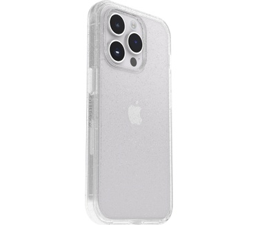 Otterbox OtterBox Symmetry Clear Case voor iPhone 14 Pro Max, Schokbestendig, Valbestendig, Dunne beschermende hoes, 3x getest volgens militaire standaard, Antimicrobieel, Stardust