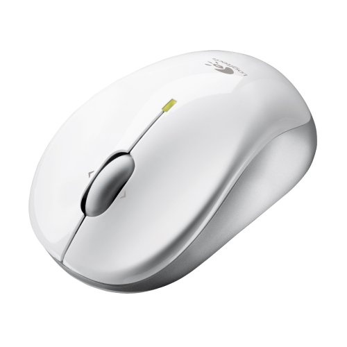 Мышь беспроводная лазерная logitech v470, bluetooth, 2 кнопки + 1колесо-кнопка, белый (910-000301) (5099206003569)