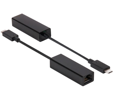 Club 3D USB 3.1 Type C naar Gigabit Ethernet Adapter Zwart