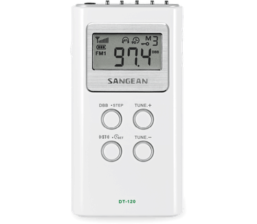 Sangean DT-120 Wit