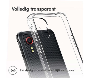 Accezz Xtreme Impact Backcover Samsung Galaxy Xcover 5 - Transparant